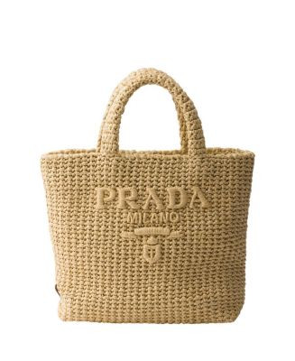 Prada Small Crochet Tote Bag | Bloomingdale's Handbags | Bloomingdale's (US)