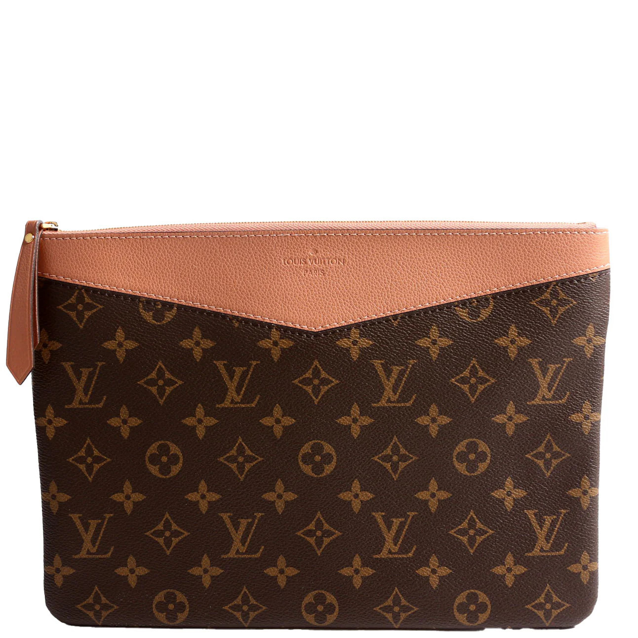 Daily Pouch Monogram Blush | Keeks Designer Handbags