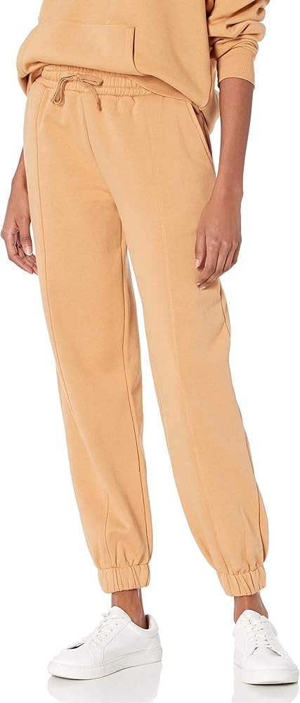 The Drop Women's Dominique Washed Fleece Coverstitched Utility Jogger | Amazon (US)