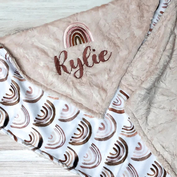 Baby Girl Blankets Personalized Baby Blanket Baby Girl - Etsy | Etsy (US)