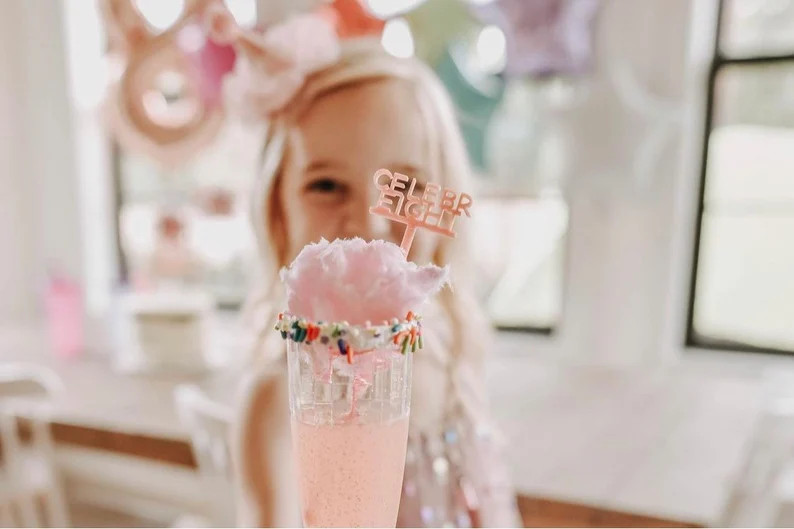 Custom Acrylic Drink Stirrers for Birthday Party and Special Events. | Etsy (US)