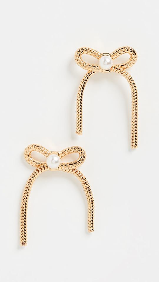 Lele Sadoughi Bow Stud Earrings | SHOPBOP | Shopbop