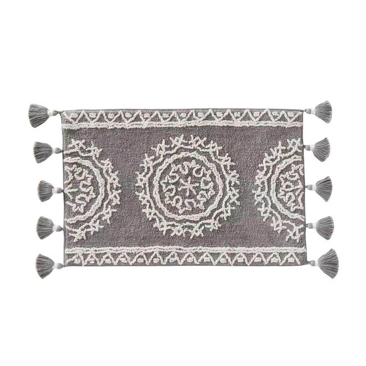 Medallia Bath Rug Gray - SKL Home | Target