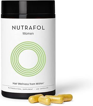 Nutrafol Women's Hair Growth Supplement, Clinically Proven for Thicker-Looking, Stronger-Feeling ... | Amazon (US)