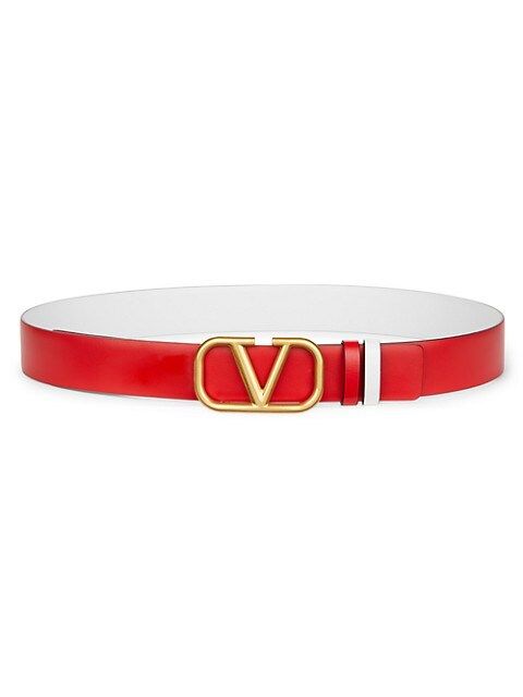 Reversible Logo Leather Belt | Saks Fifth Avenue