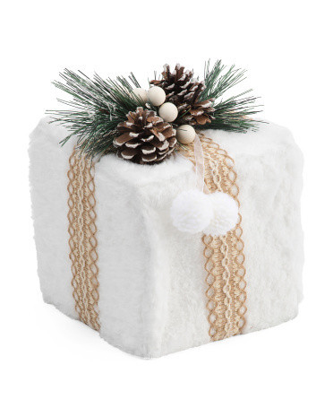 Gift Box With Pom Poms | Marshalls