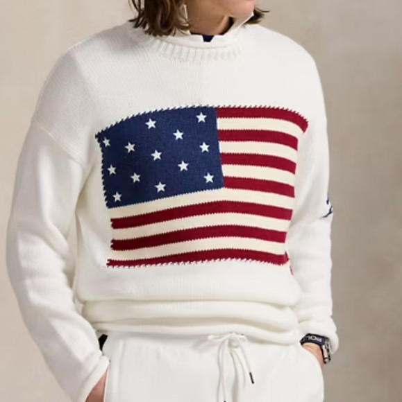 Polo Ralph Lauren The I Heart Polo Flag Sweater Sz  NWT | Poshmark