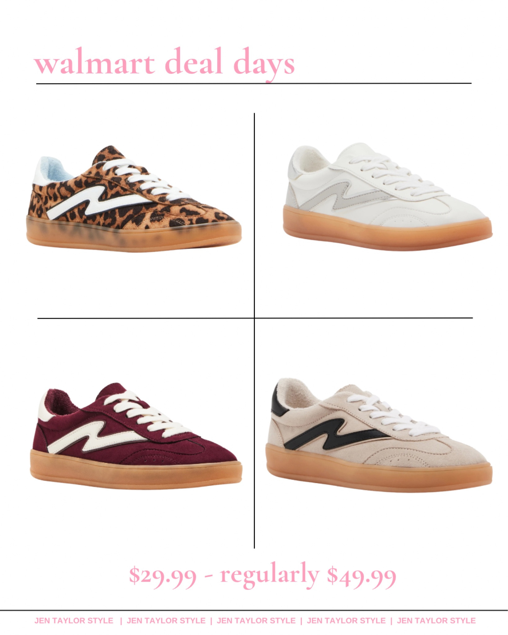 I have these Madden Girl leopard sneakers and I want to grab another color during Walmart Deal Days! This is the lowest price I’ve seen on them so far and they’re super comfortable! 

#LTKSaleAlert #LTKFindsUnder50 #LTKShoeCrush