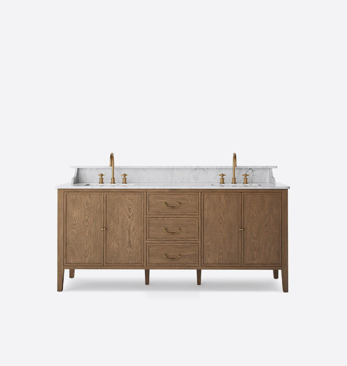 Elliston Double Wide Vanity | Amber Interiors