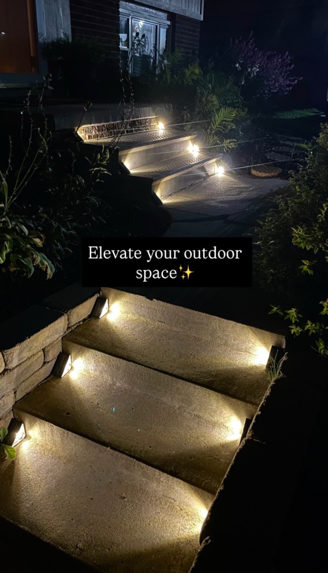 It’s crazy how by just adding a little bit of ambient lighting it can elevate your entire outdoor space!! ✨💡🤗 These solar stair lights are waterproof, and have different modes where you can customize what color you want them to be, which would also be great around Christmas time or holidays. It’s a pack of 12 that includes the double sided sticky labels and also the nails and tools needed if you need to install on wood stairs or deck💡✨ I highly recommend these!

Home improvement, home lighting, solar lighting, landscaping, front porch, patio, porch upgrade, stair lights, home finds, outdoors, Amazon finds, home must haves

#LTKFindsUnder100 

#LTKHome