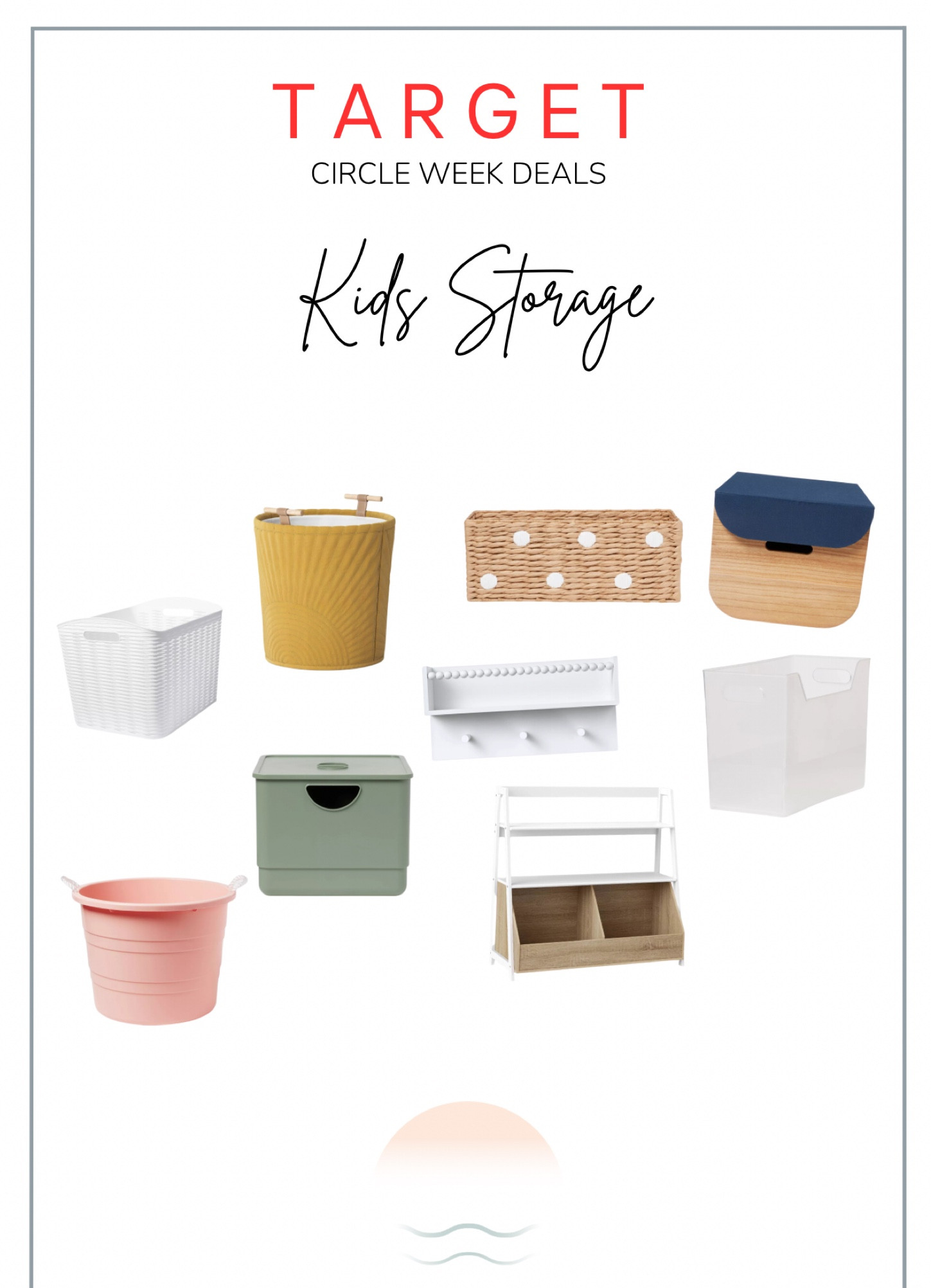 TARGEG CIRCLE WEEK SALES Kids storage we love 

#LTKhome #LTKxTarget #LTKsalealert