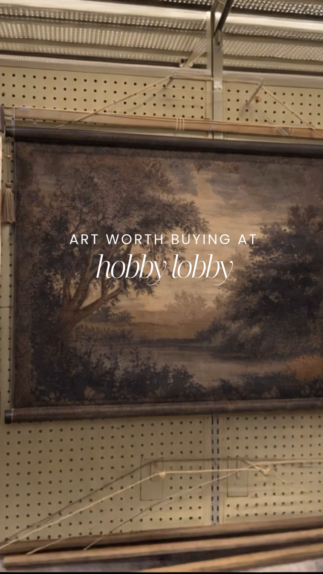 
Whoever is in charge of the spring art deserves a raise 🫡

Each of these moody pieces are worth buying at hobby lobby! I've never seen tapestries for this price - they'd giving Amber Interiors for a fraction of the price 🤍

Since I can't link directly to hobby lobby, ive linked similar pieces and also included the HL SKUs below:
Beige & Gold Landscape Framed Wall Decor
SKU: 6377204

Green & Gold Landscape Wood Wall Decor
SKU: 6376933

Foggy Landscape Canvas Wall Decor
SKU: 6377196

Moody Landscape Tapestry Wall Decor
SKU: 6375224

Moody Landscape Framed Wall Decor
SKU: 2436459

Vintage Moody Landscape Tapestry Wall Decor
SKU: 6376867

Abstract Landscape Wood Wall Decor
SKU: 2566479

#springdecor #homedecor #homeinspo #hobbylobbyfinds #hobbylobby