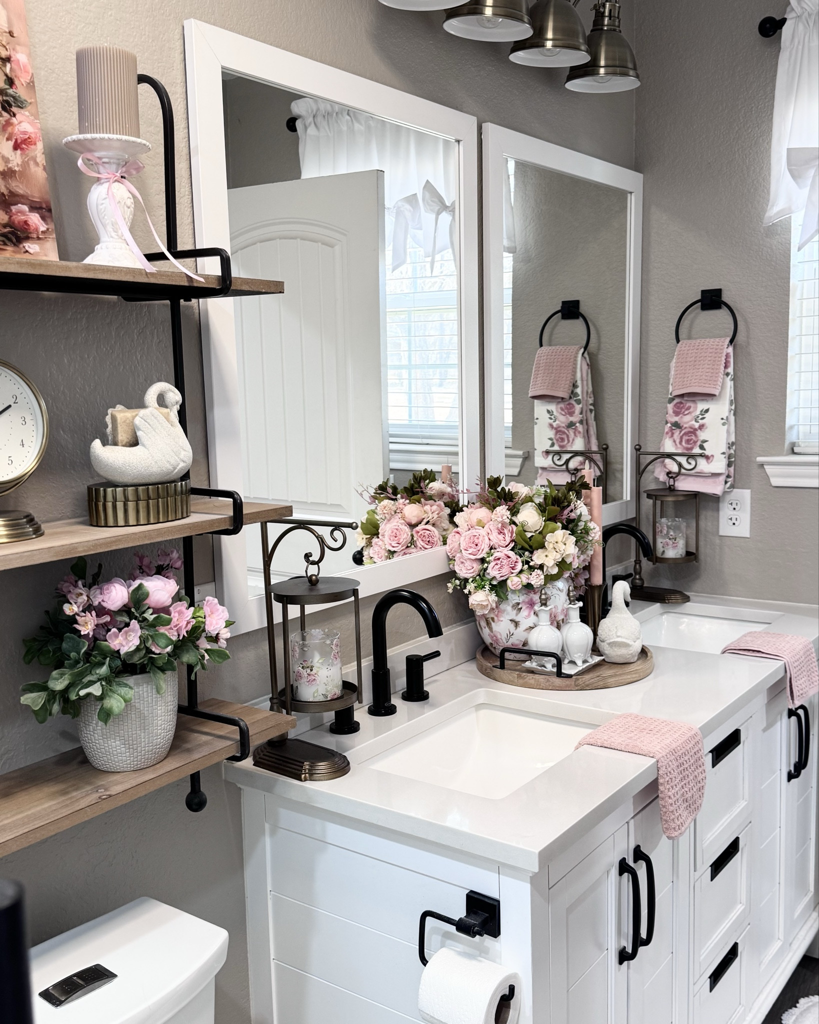 Pink Spring Seasonal Bathroom Inspiration 

#LTKSeasonal #LTKselfcare #LTKHome