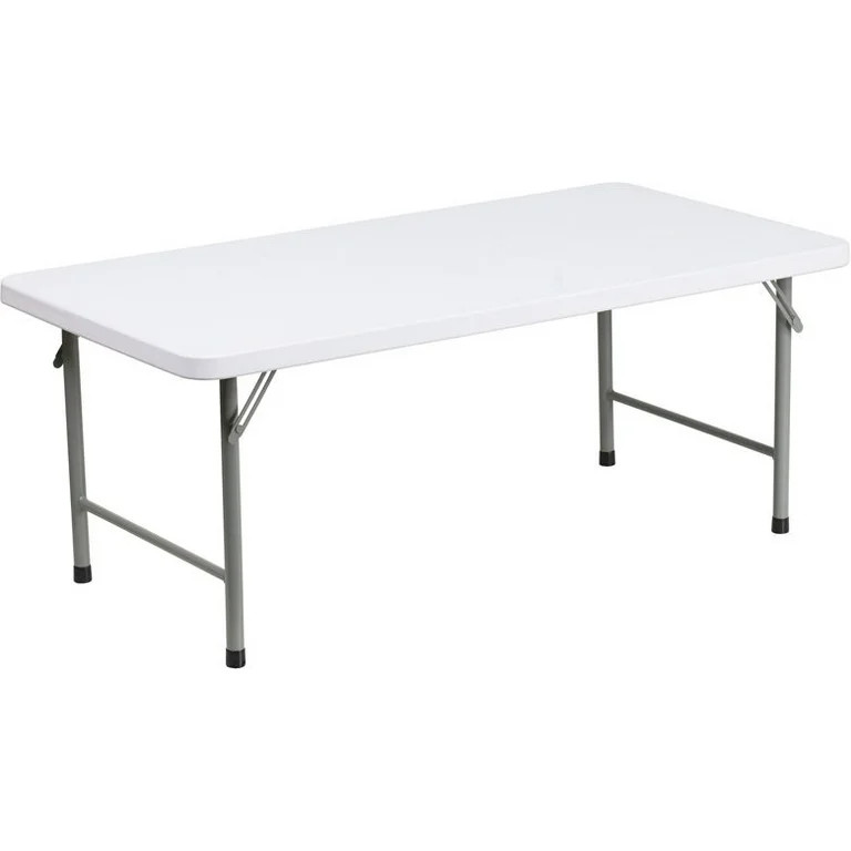 TitanPRO™ Kid's Granite White Plastic Folding Table 48 x 24 x 19 | Walmart (US)