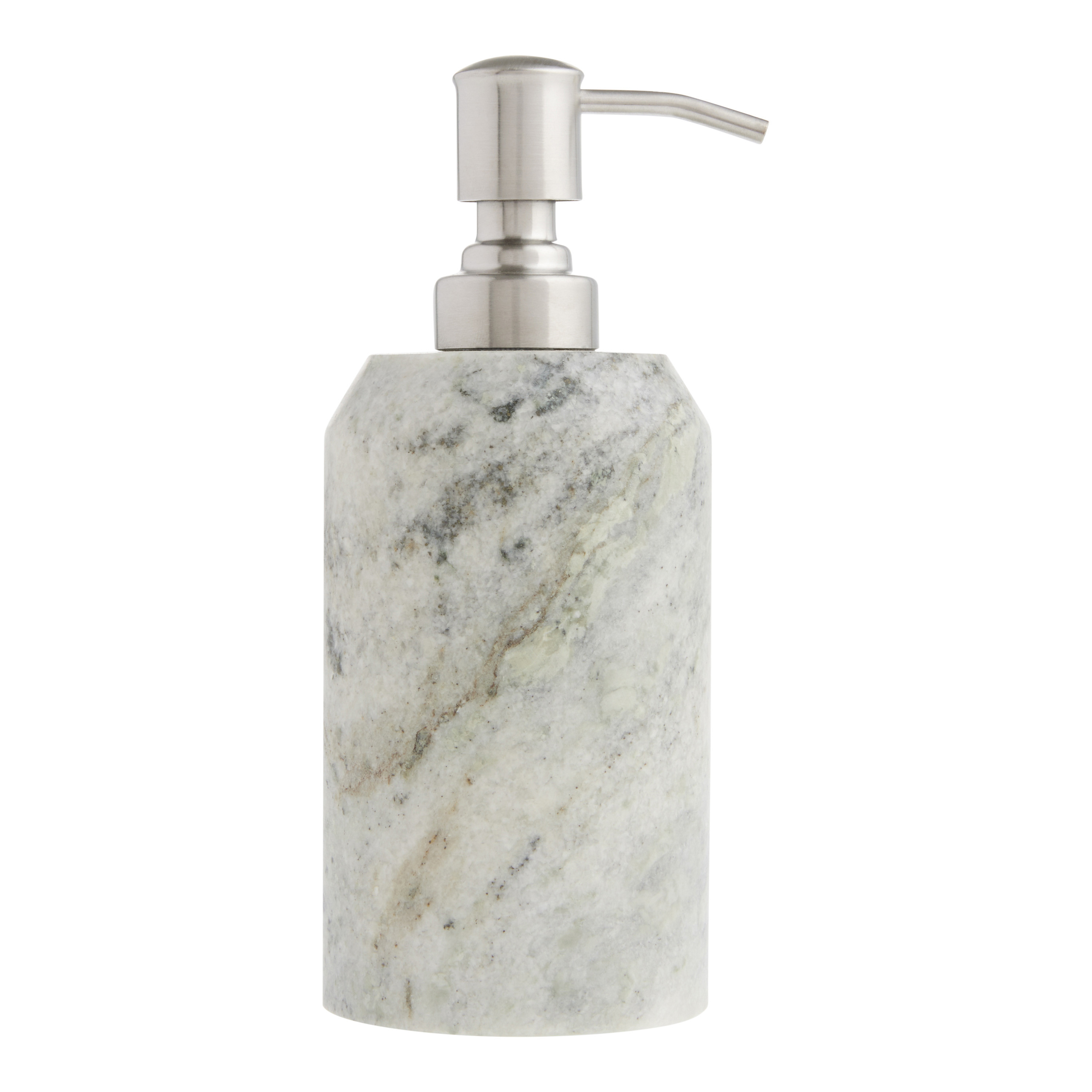 Toronto Brown Marble Liquid Soap Dispenser | World Market