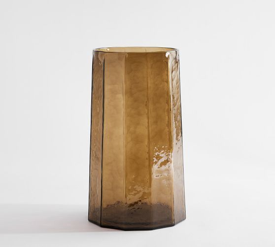 Hammered Café Recycled Hurricane Candleholder | Pottery Barn (US)