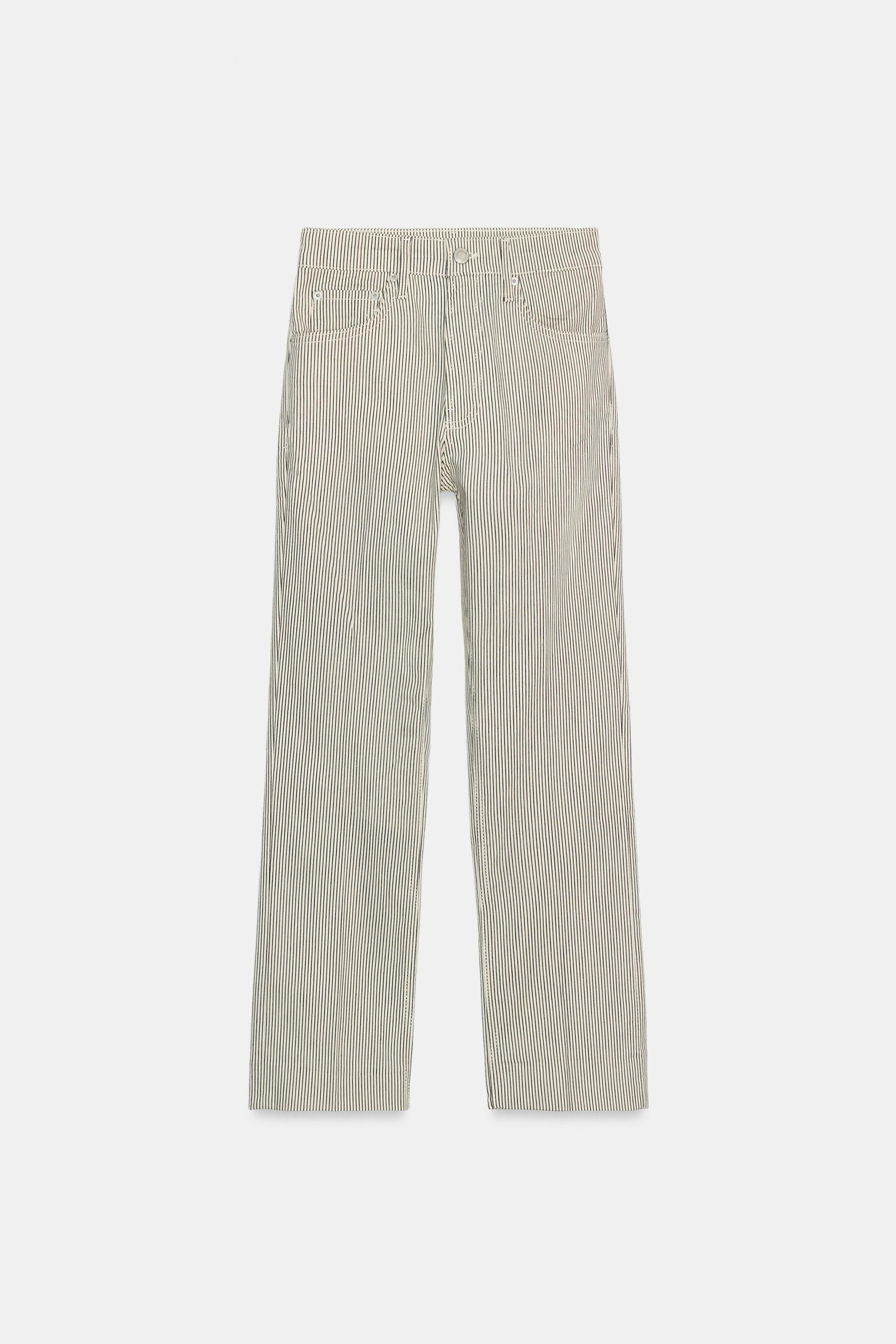 ZW COLLECTION MID-RISE BOOTCUT CROPPED FLARE JEANS | Zara UK