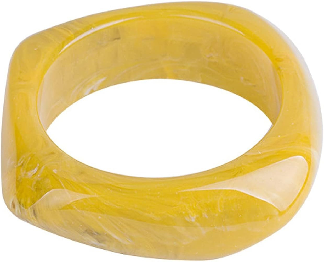 Colorful Acrylic Resin Bangle Bracelet Wristbands Tortoiseshell Acetate Plate Cuff Bracelet Vinta... | Amazon (US)