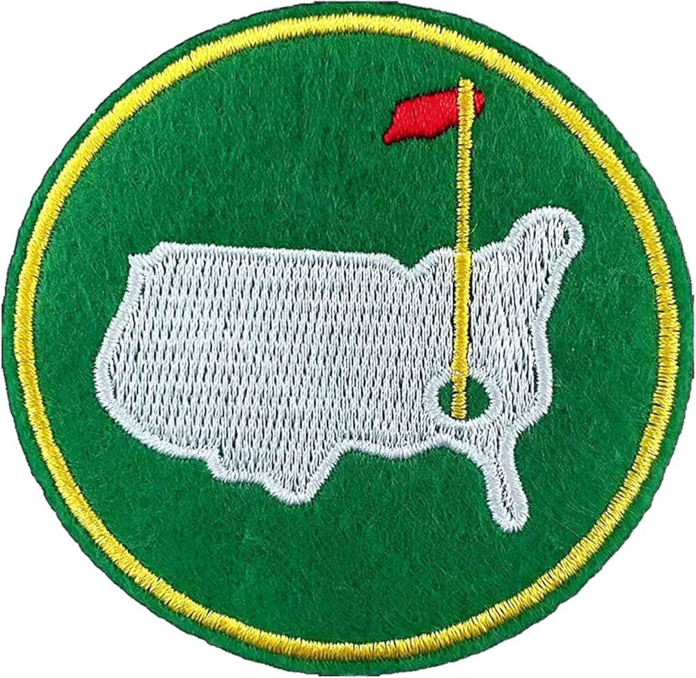 Masters Patch Golf Iron On Patches Golf Patches Iron On Parches De Golf Masters Caddy Costume Emb... | Amazon (US)
