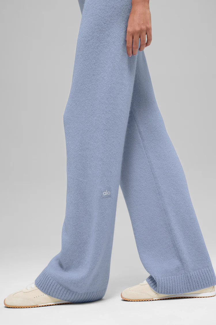 Wool Cashmere High-Waist New Class Wide Leg Pant | Alo Yoga (US)