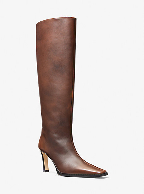 Darrah Burnished Leather Boot | Michael Kors US