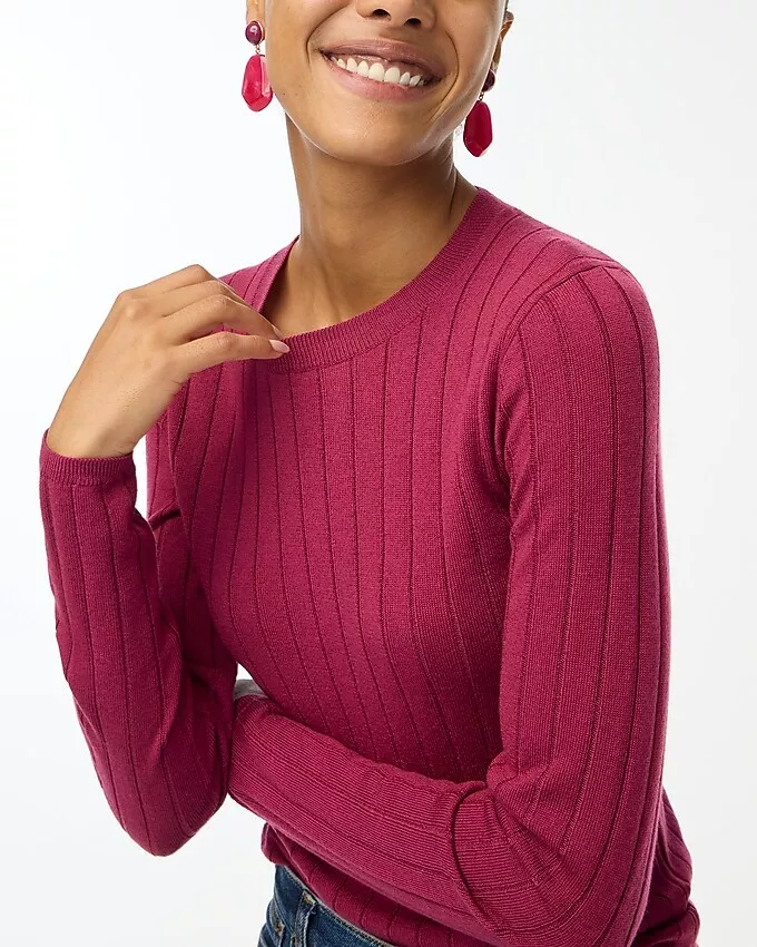 Ribbed merino wool blend sweater curated on LTK