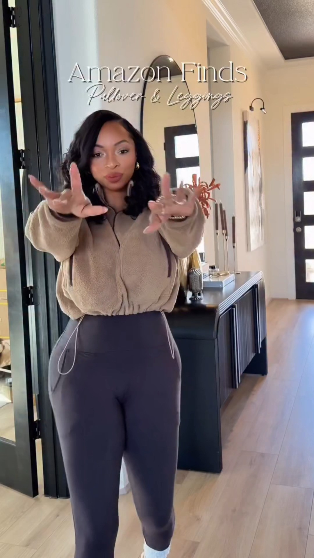 Sisters, it’s finally cold in Texas! 🥶 I found the most comfortable leggings for only $10—and they have pockets and plenty of stretch!

This pullover is super cozy and warm, with adjustable drawstrings on the sides, pockets to keep your hands warm, and a zipper that goes all the way up when needed. It also comes in so many colors! The perfect outfit for running errands or enjoying a casual day out. 🤎

#AmazonFashion #WinterOutfit #CasualStyle #AffordableFashion #LeggingsOutfit #CozyStyle
 

 #LTKgrwm #LTKootd #LTKvlog