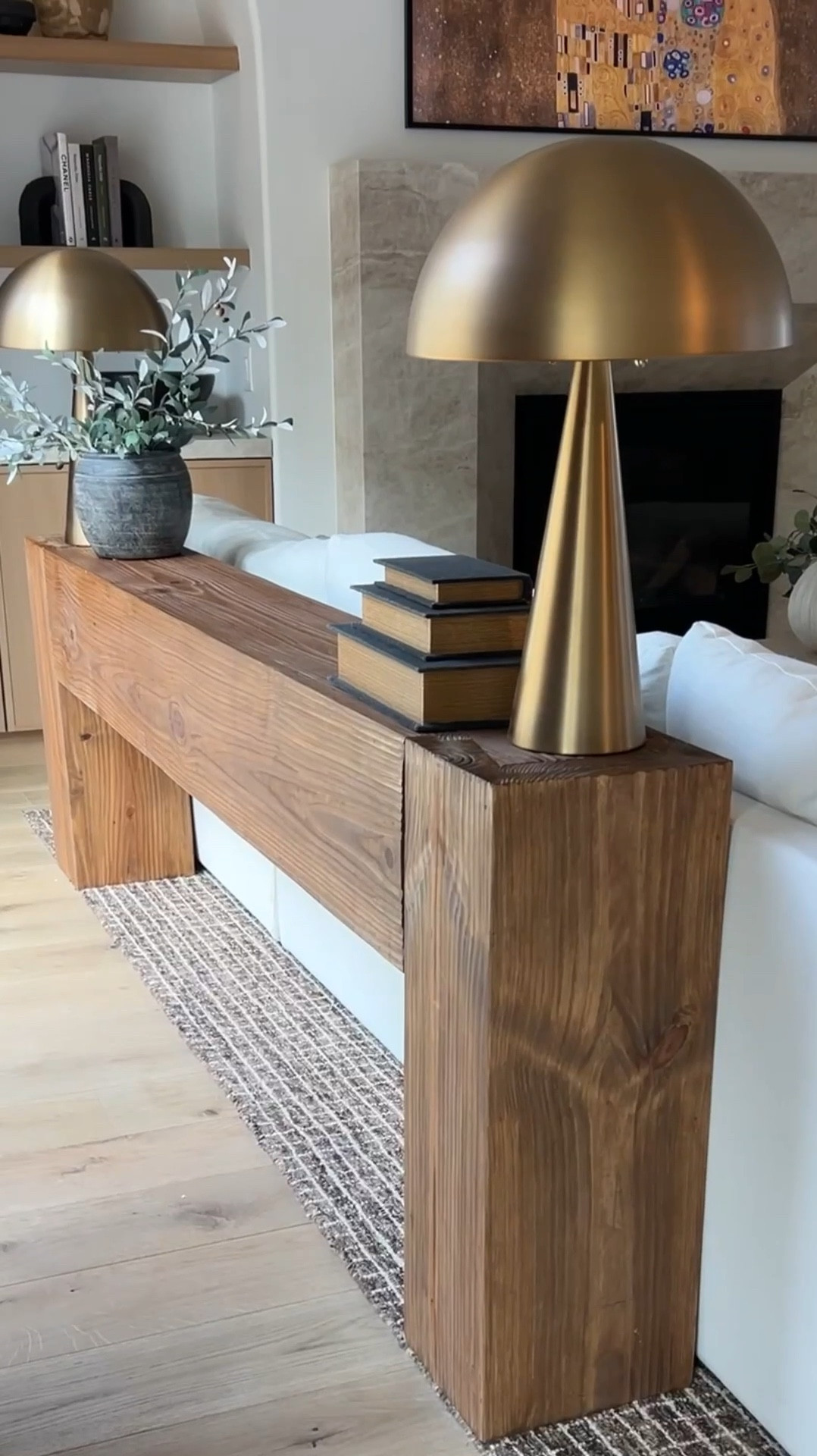***You can use my discount code: EL50
For $50 off

Designer Look for Less! Found the prettiest natural wood console table for a fraction of the cost of a designer one from @vinnahomeandkitchen The craftsmanship is it also comes in different finishes and sizes as well. 

I have the 96" in soft brown #consoletable #woodtable

#LTKHome