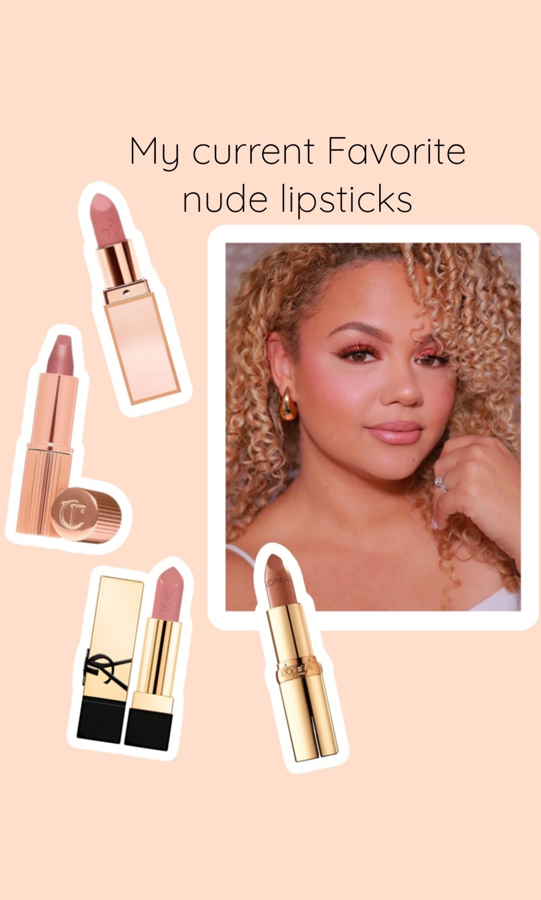 My current favorite nude lipsticks 💄