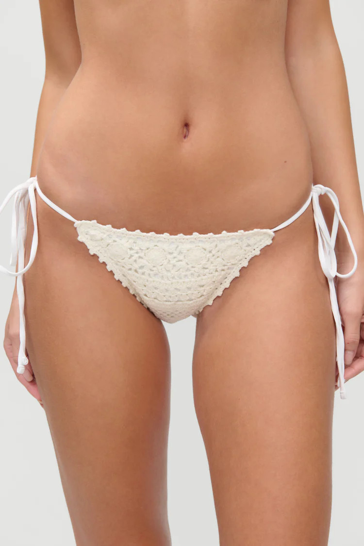x JENNIE Mackenzie Crochet Bikini Bottom | Frankies Bikinis