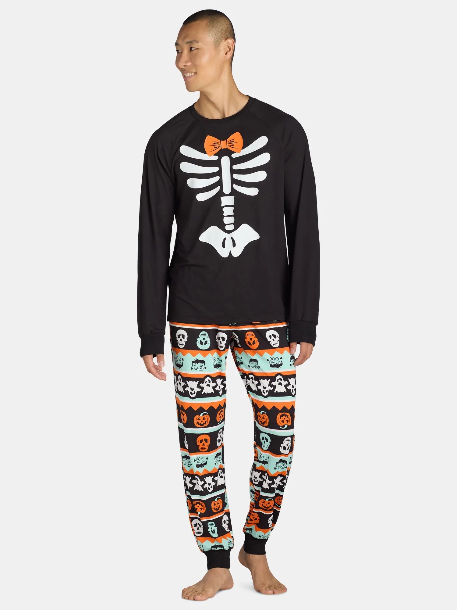 Halloween Women’s Matching Family Pajamas Set from Way to Celebrate, 2-Piece, Sizes S-3X | Walmart (US)