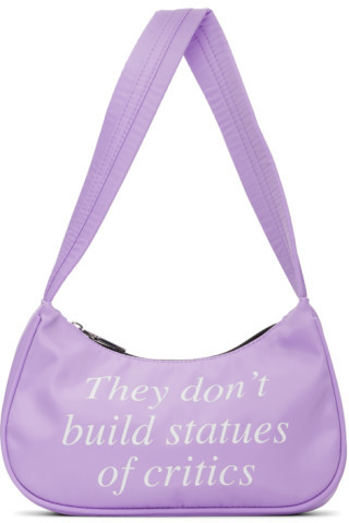 Praying - SSENSE Exclusive Purple Statues Bag | SSENSE