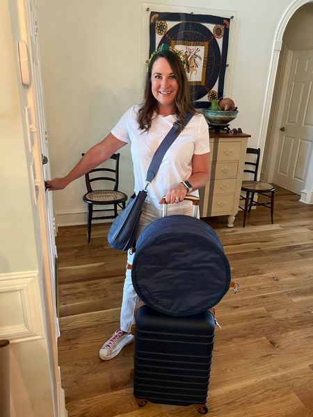 Easy travel look with our @amazon luggage and hat box #primeday

#LTKxPrime #LTKsalealert #LTKtravel