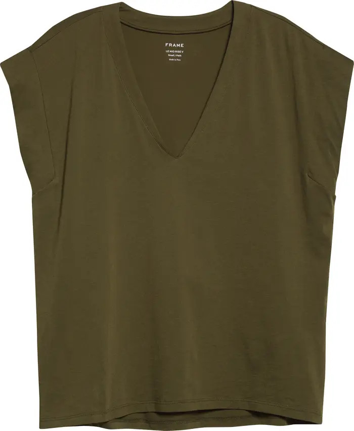 Le Mid Rise V-Neck Tee | Nordstrom