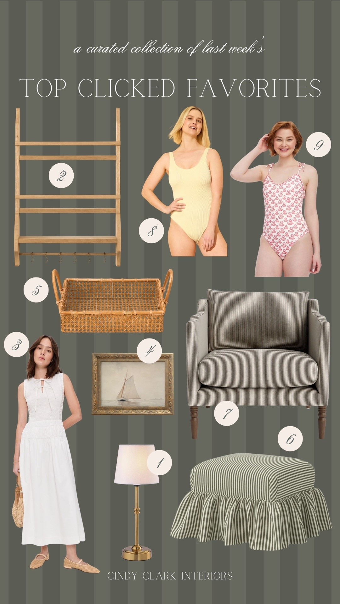 Last week’s top clicked favorites! Affordable swim, heirloom home favorites, vintage inspired wall art, and viral Amazon picks!

#LTKgrwm #LTKHome