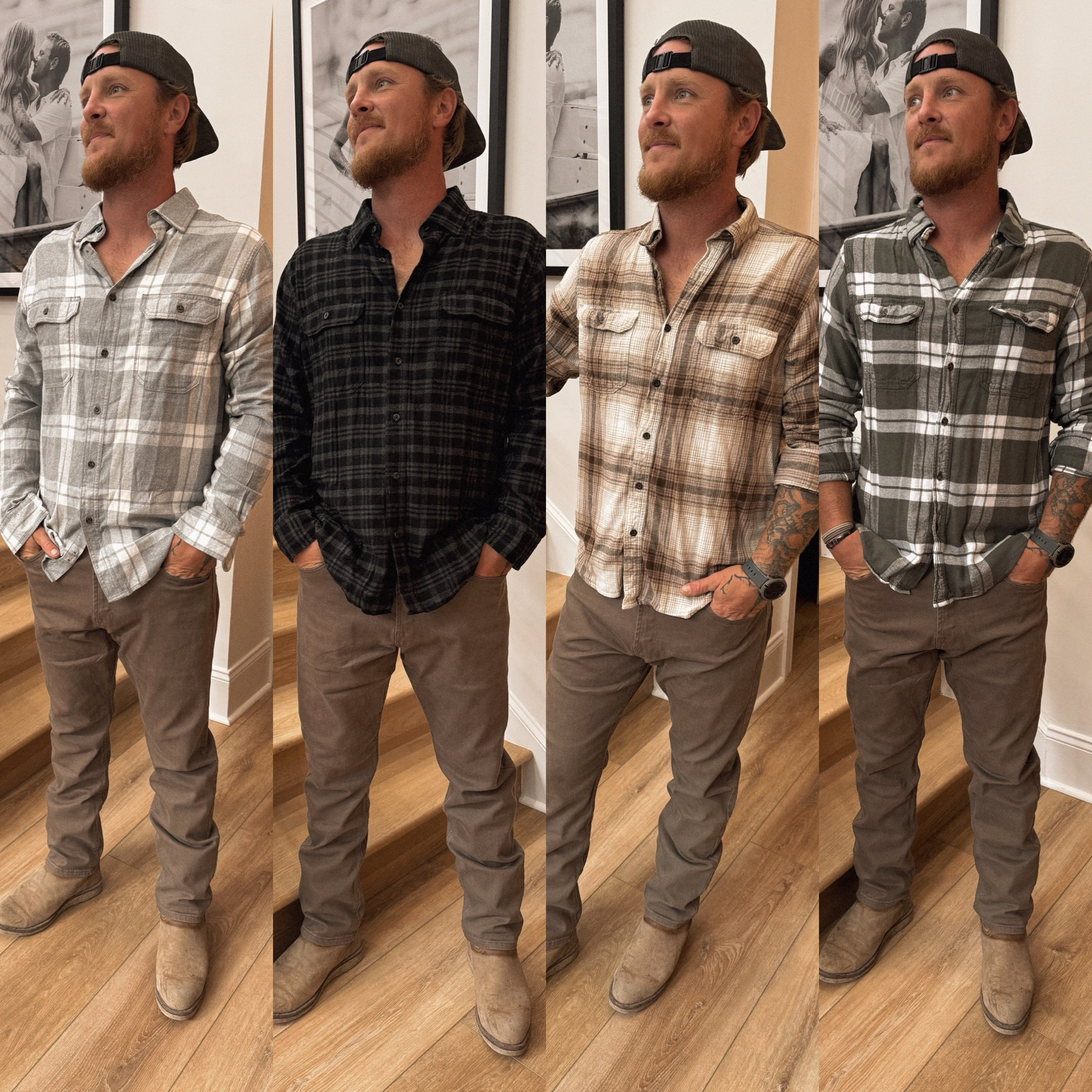 Some of JDs faves for fall / cooler temps from @walmart 🙌🏽✨ he has this $12 flannel in 5 colors from last year & LOVES IT! Sizing runs XS - 3XLT! JD prefers the L! + these jeans for work / dressing up or down! All of his work pants are Walmart! Great staples for the season🍂

@walmartfashion #walmartpartner #walmartfashion #liketkit / for him / flannels / mens fashion / gift idea / Walmart finds / Holley Gabrielle 

#LTKFindsUnder50 #LTKMens #LTKSeasonal