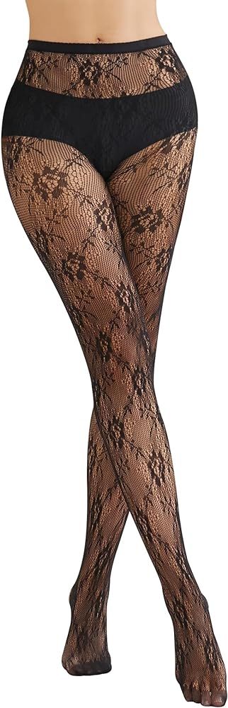 SOUTHRO Women's Patterned Tights Stockings Pantyhose for Halloween Cosplay Party | Amazon (US)