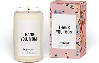 Homesick Premium Scented Candle, Thank You, Mom - Scents of Bergamot, Lavender, Sage, 13.75 oz, 6... | Amazon (US)