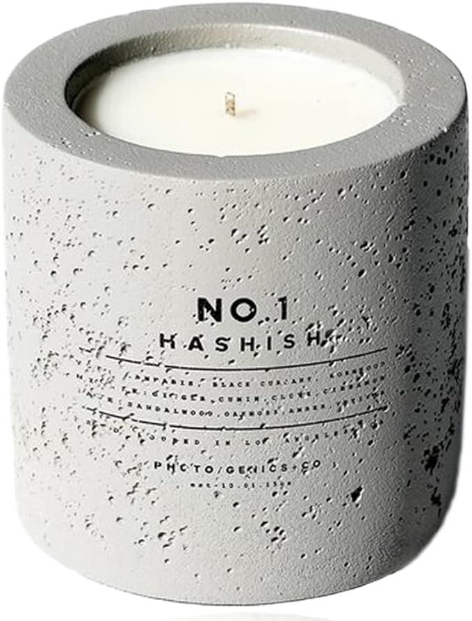 Amazon.com: The Conservatory, Photogenics + Co No.1 Hashish Concrete Candle | Amazon (US)