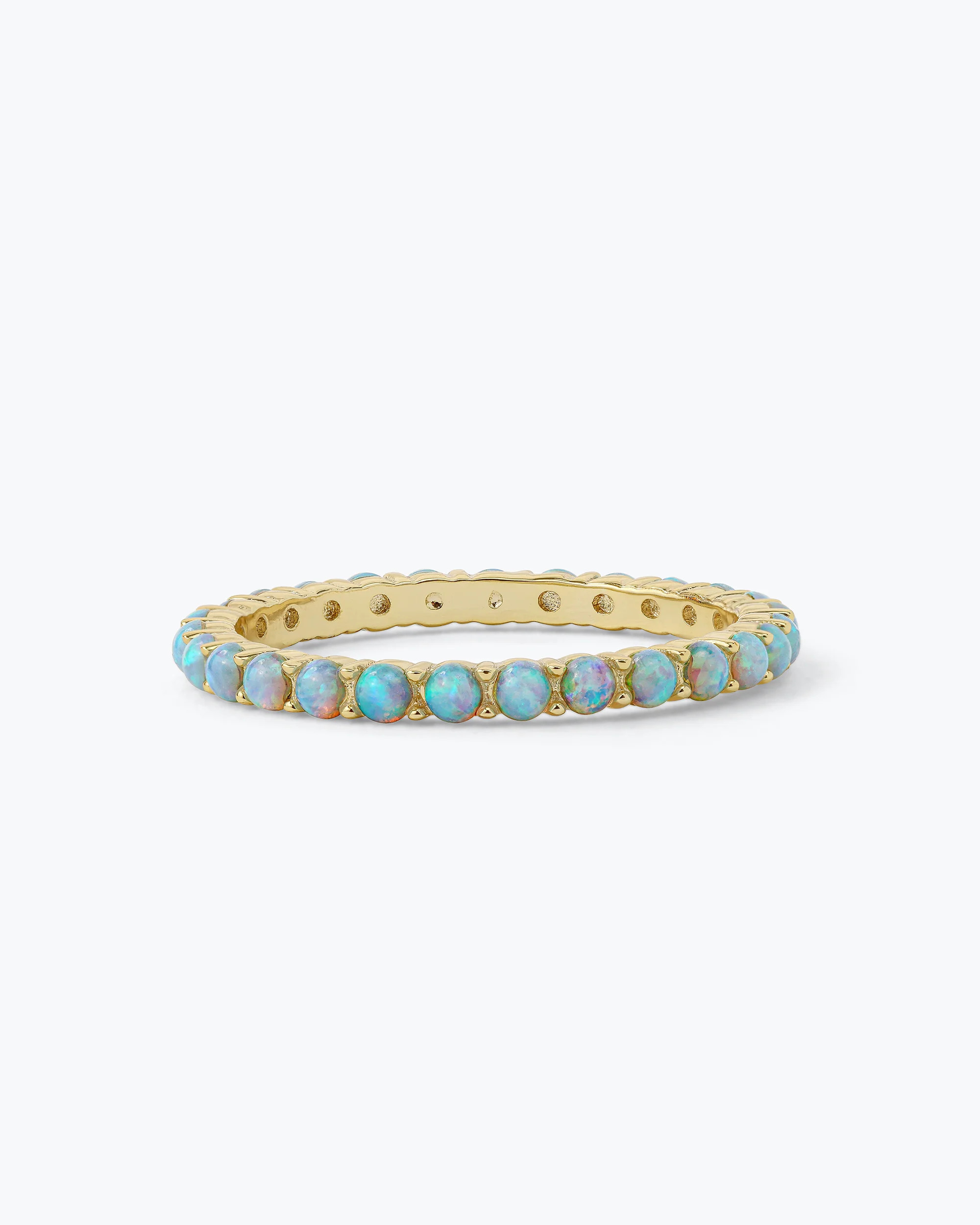 The Micro Heiress Ring - Gold|Blue Opal - 6 | Melinda Maria Jewelry