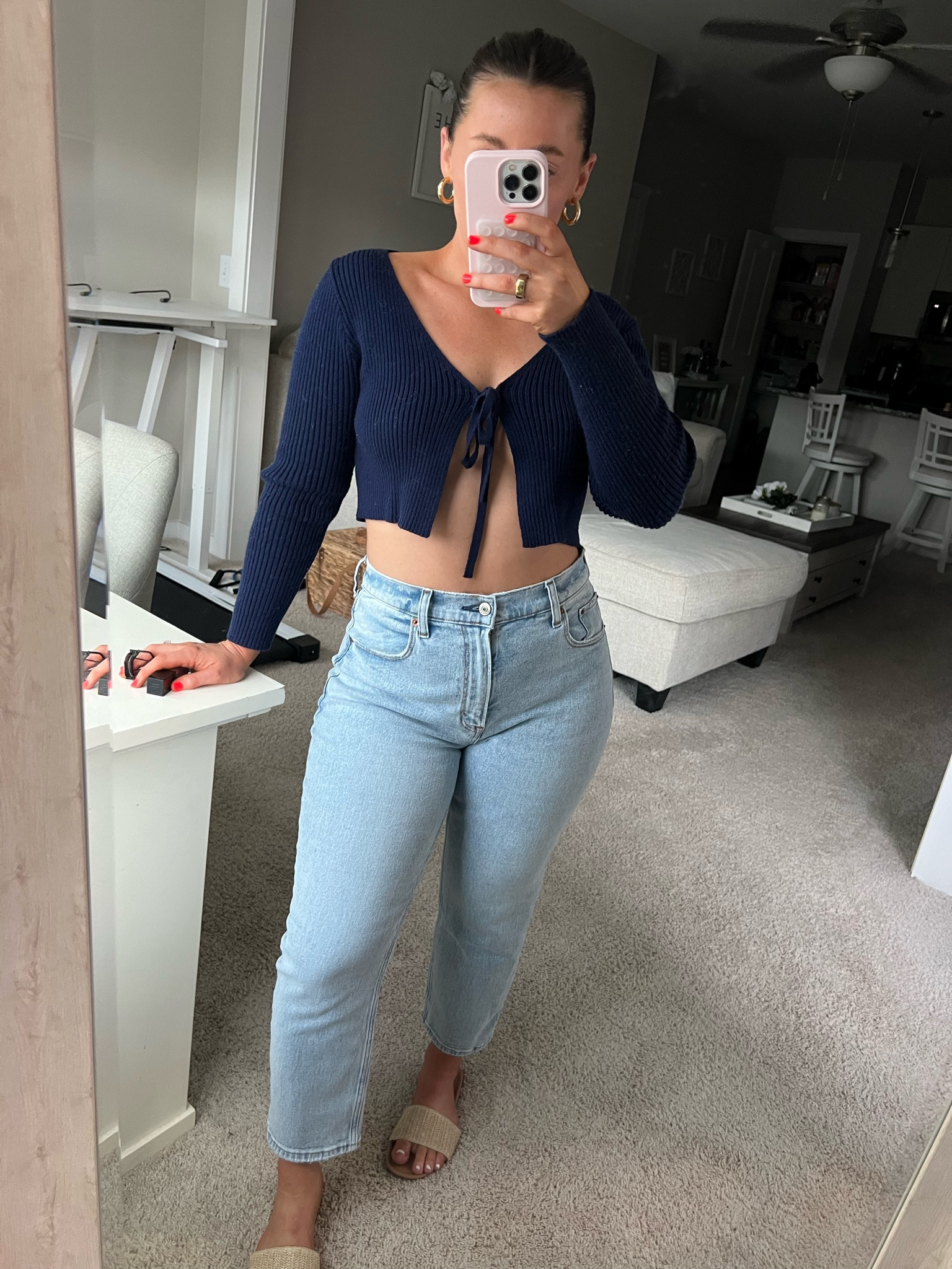 LTK FALL SALE 

This TOP 🤩 These JEANS 🤩 

Curve love Ulta high rise ankle straight jeans -  size 27 extra short 
Amazon top - size small 

#LTKSummerSales 

#LTKStyleTip #LTKU