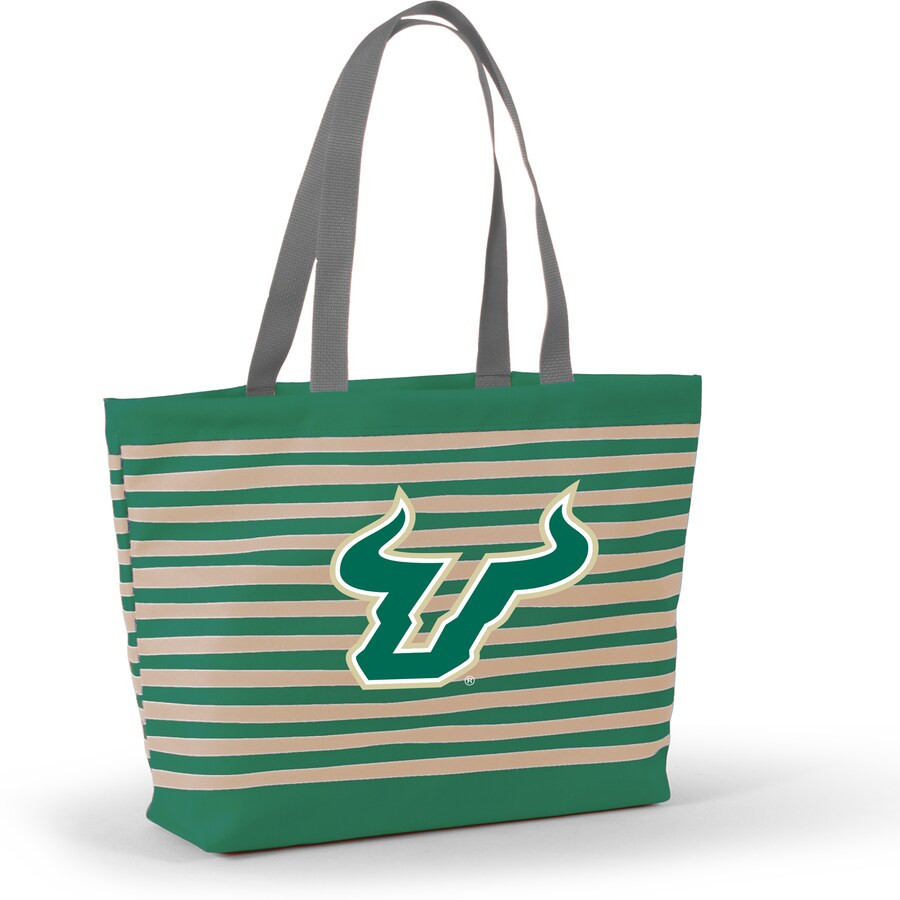 South Florida Bulls Women's Wavy Striped Tatum Tote Bag - Green | Fanatics