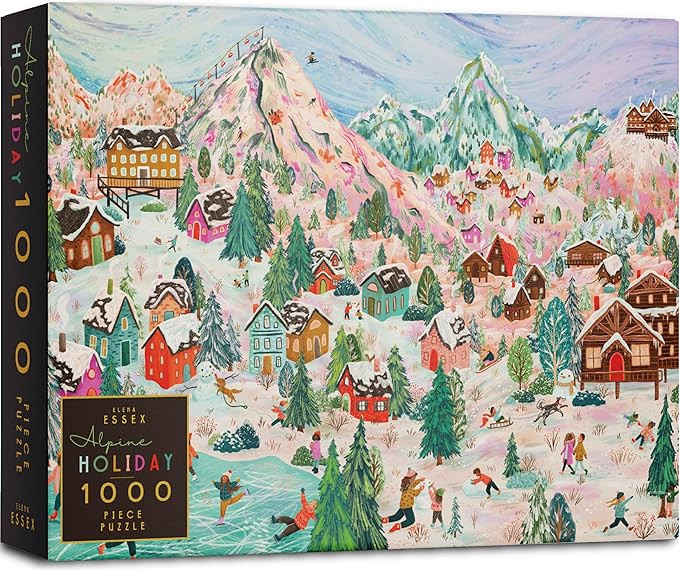 Elena Essex Chirstmas Puzzles for Adults 1000 Pieces - Alpine Holiday | Chirstmas Jigsaw Puzzles ... | Amazon (US)