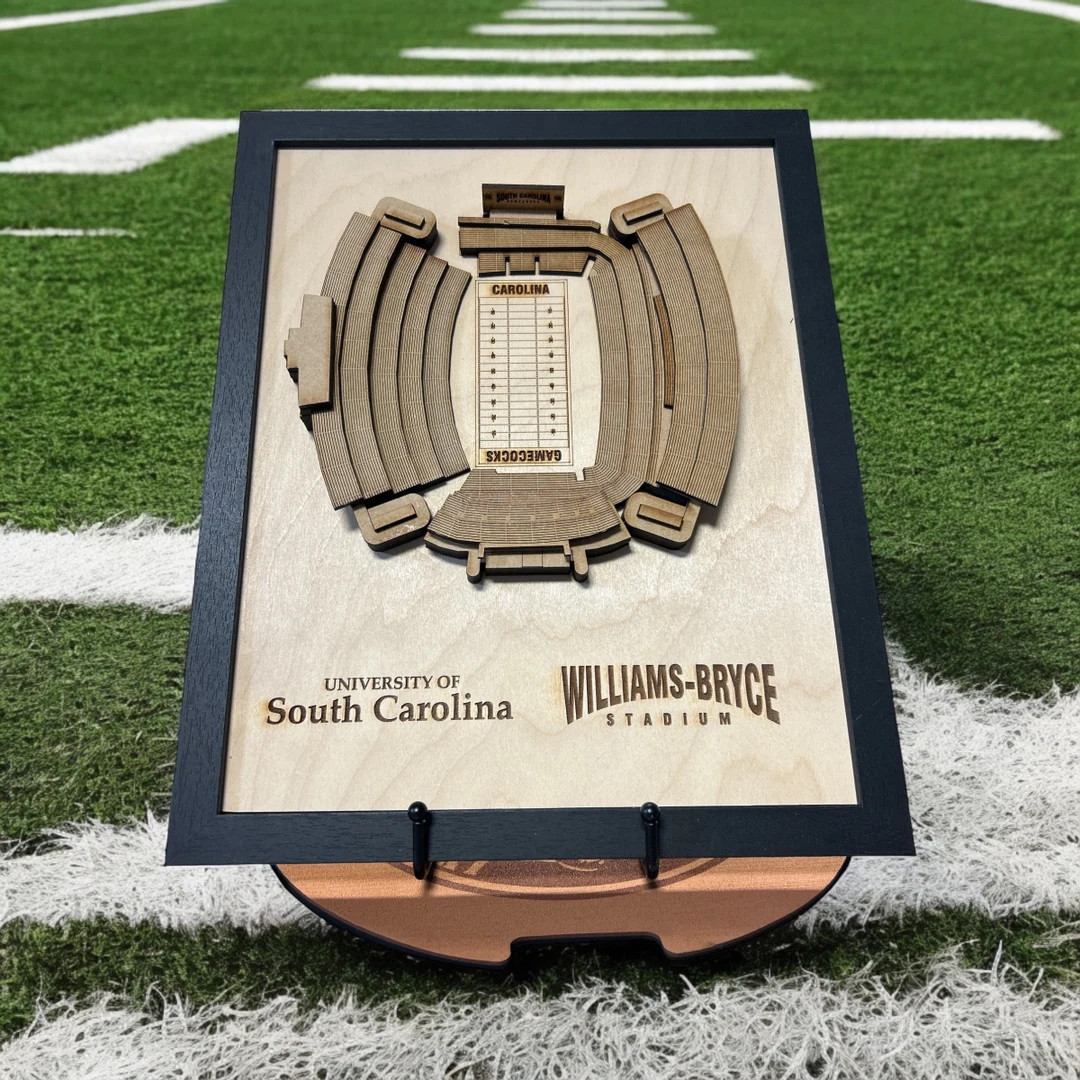 Framed 3d laser cut stadium | Etsy (US)