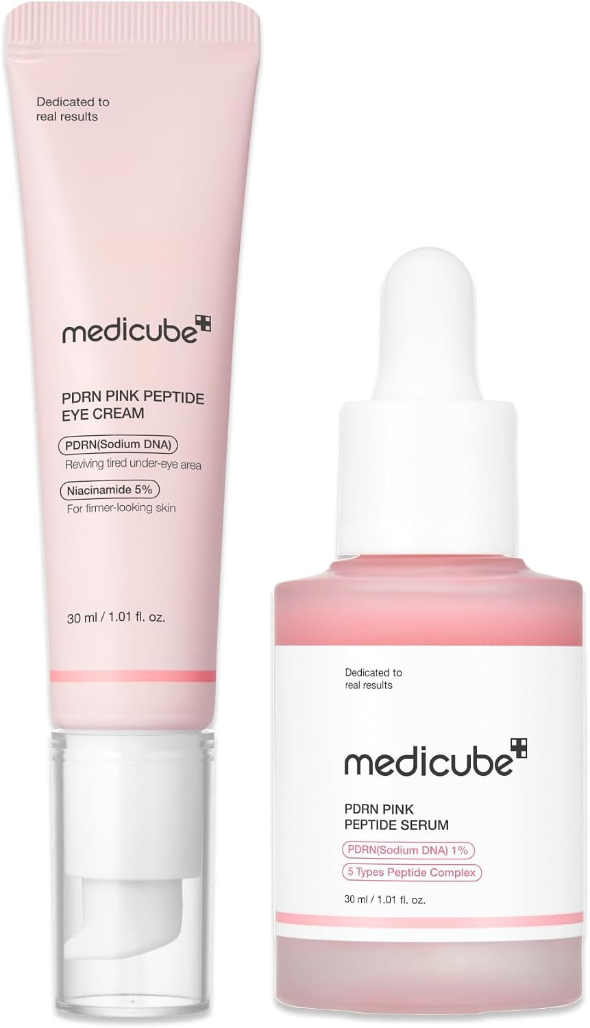medicube PDRN Peptide Serum Duo for Face & Eye: PDRN Peptide Eye Serum and Salmon DNA Facial Serum for Radiant, Plump Skin | Korean Skincare, Gifts for Women, Skin Care Set | Amazon (UK)