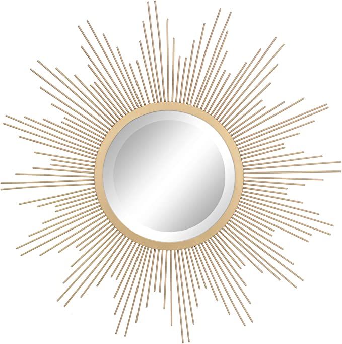 Stonebriar Sunburst Wall mirror, 24 Inch, Gold | Amazon (US)