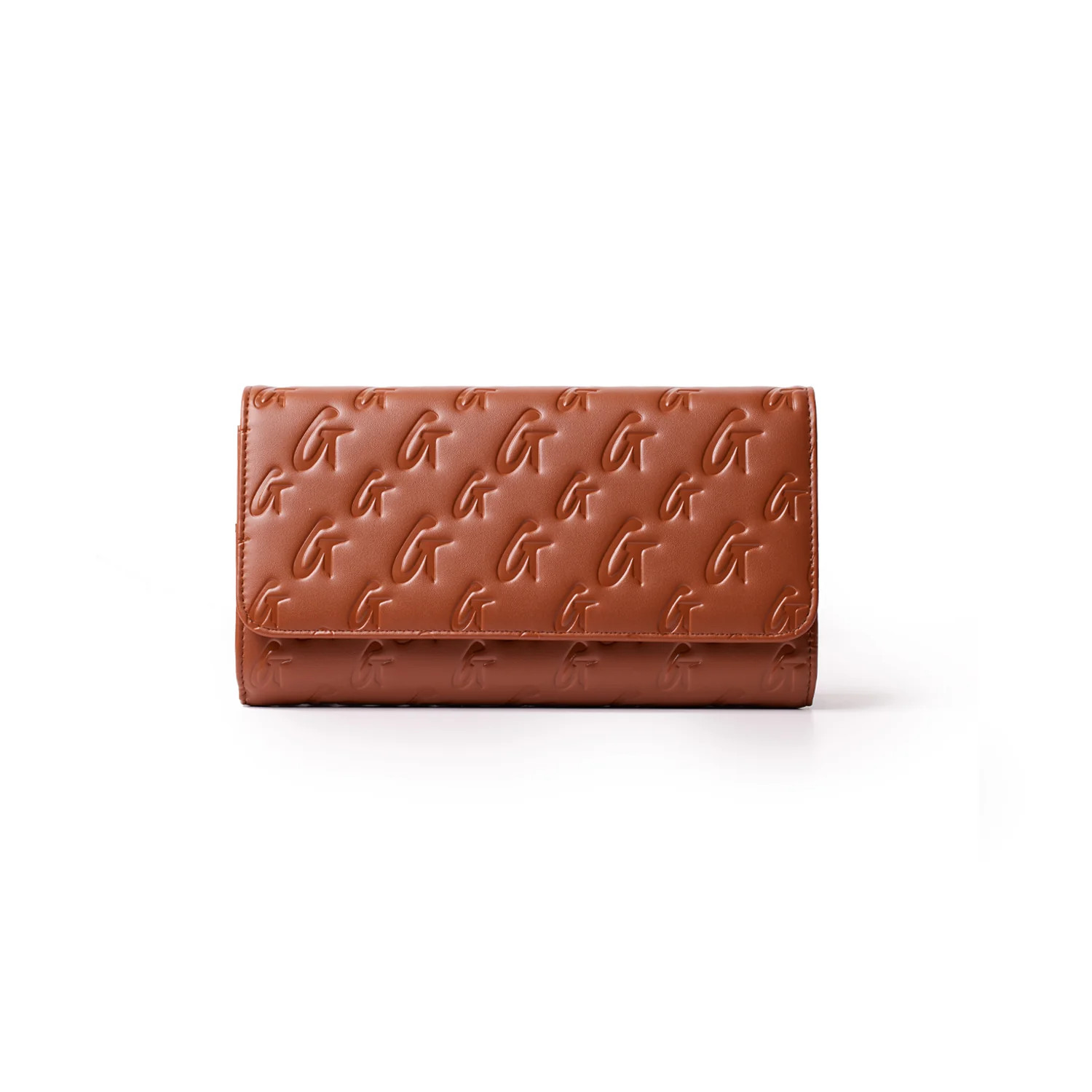 MONOGRAM TRAVEL WALLET - BROWN | Glam-Aholic Lifestyle