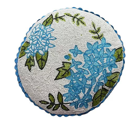 Make Your Selection: Temp-tations Seasonal Figural Beaded Accent Pillow | QVC