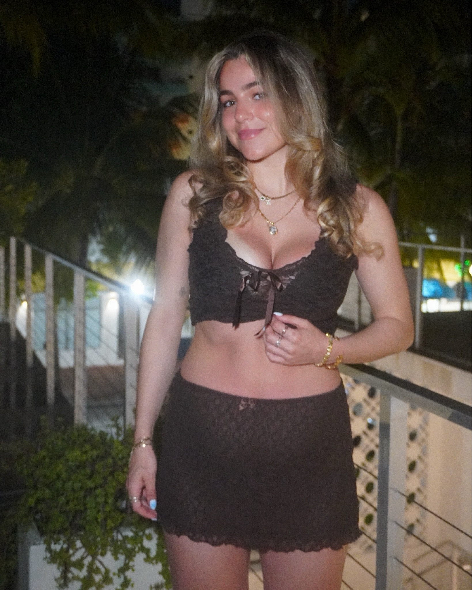 Cute little lace matching set: top & skirt 🤎

#LTKStyleTip #LTKSummerSales #LTKSwim