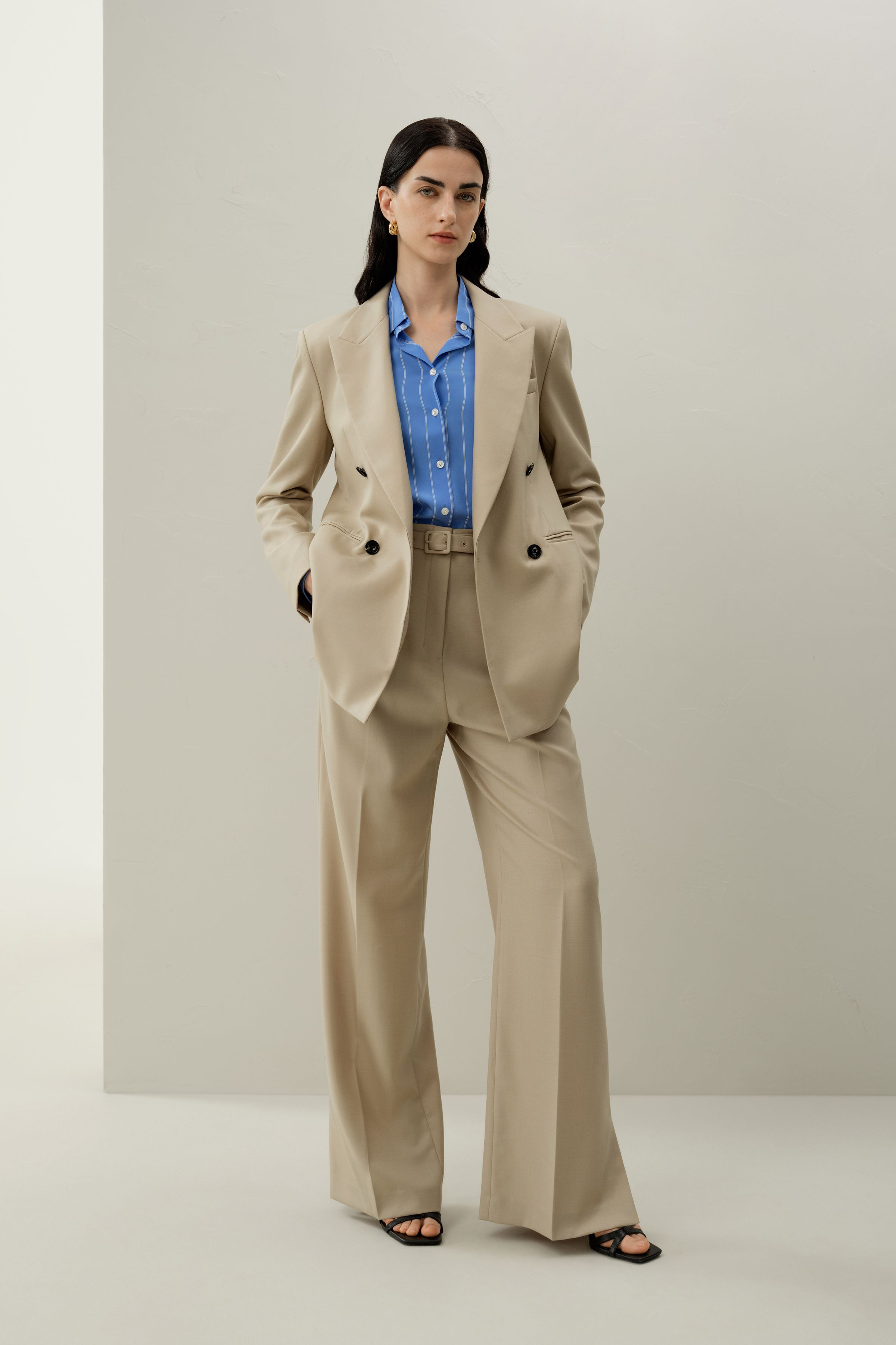 Amalfi Striped Shirt | LILYSILK